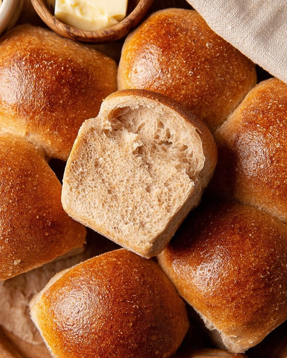 Whole Wheat Sourdough Rolls