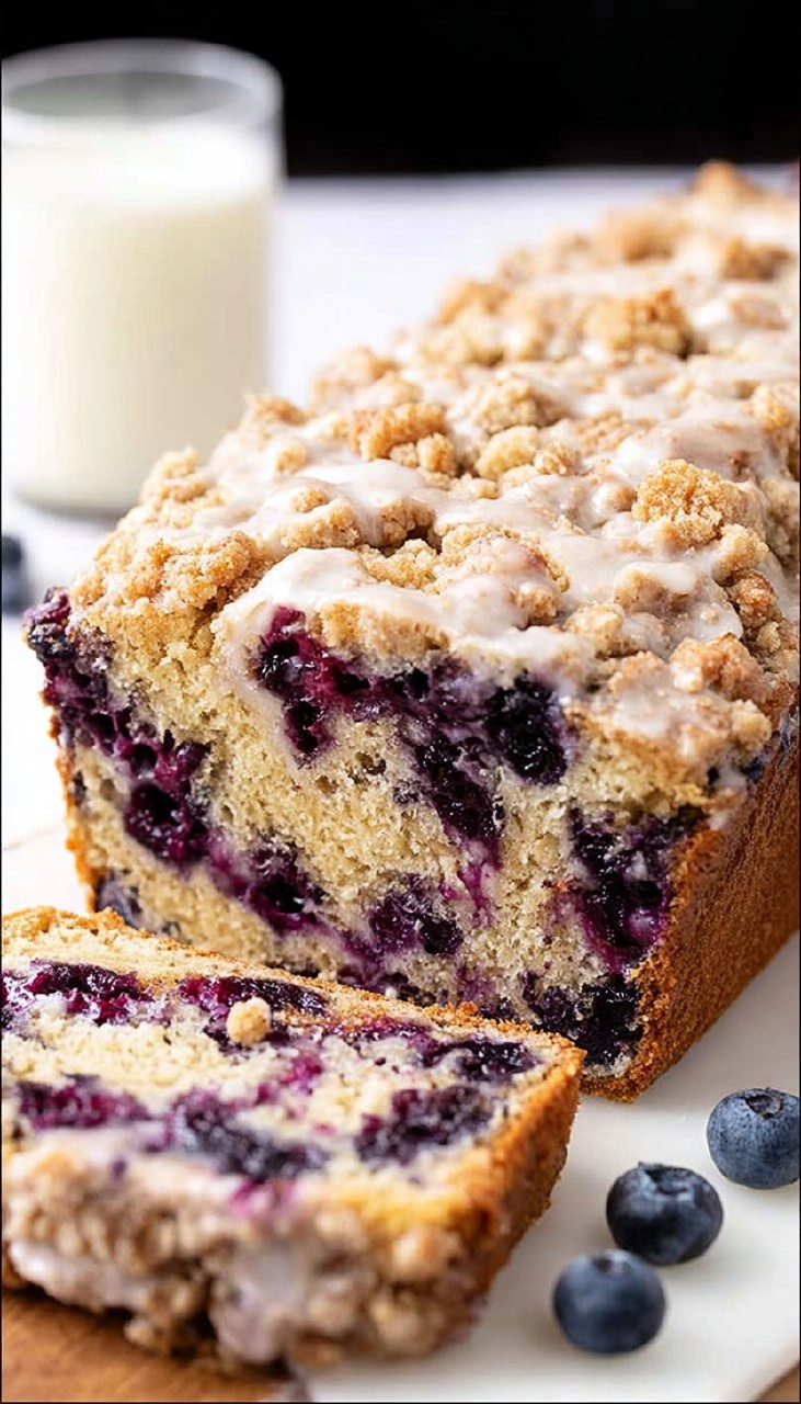 Blueberry Crumble Bread