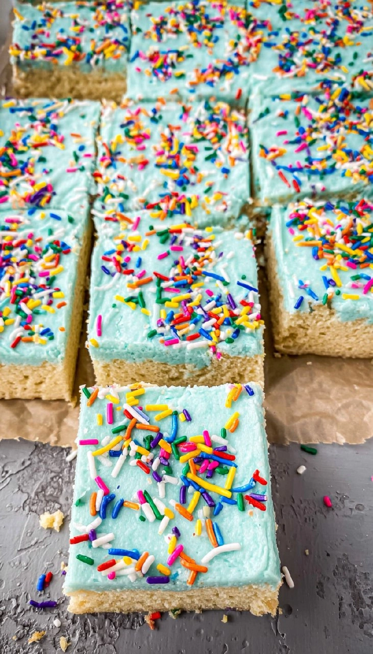 Frosted Sugar Cookie Bars
