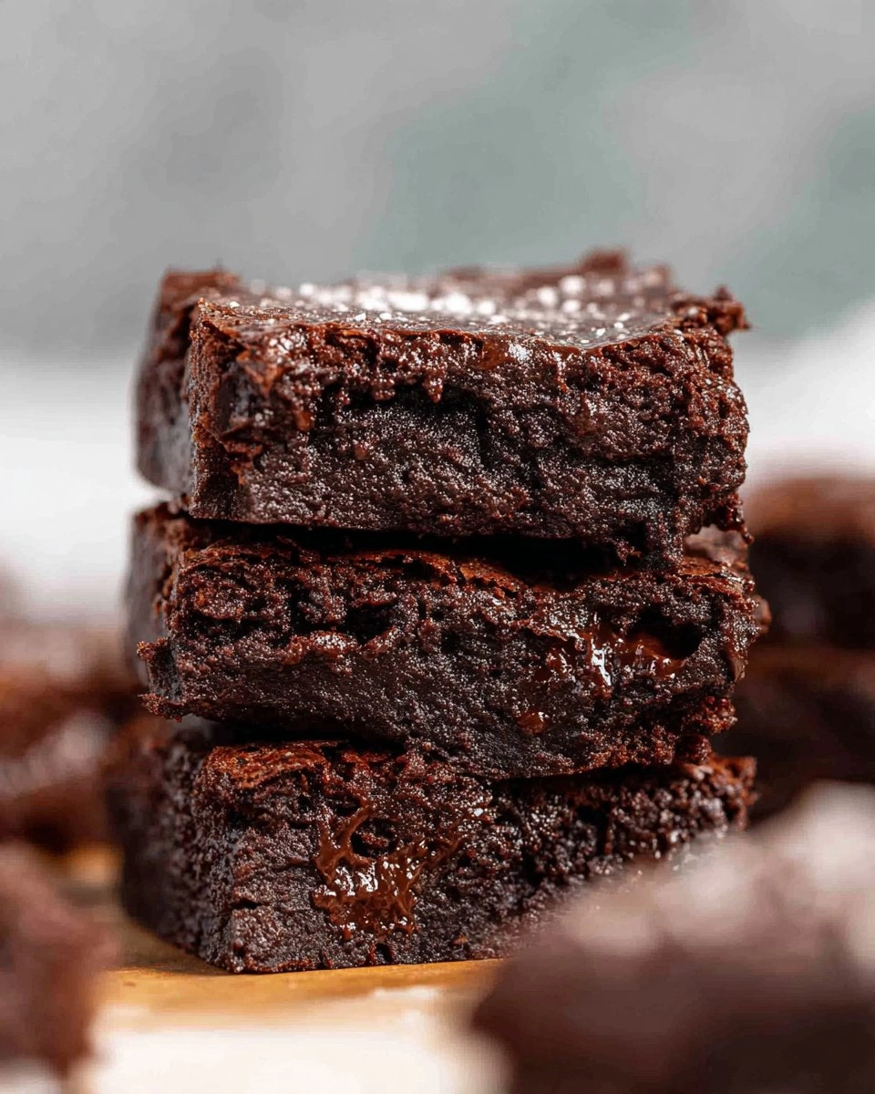 Fudgy Vegan Brownies (Applesauce Brownies)