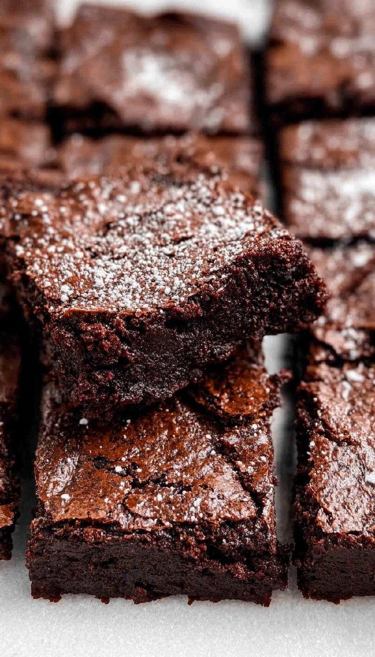 Fudgy Vegan Brownies (Applesauce Brownies)