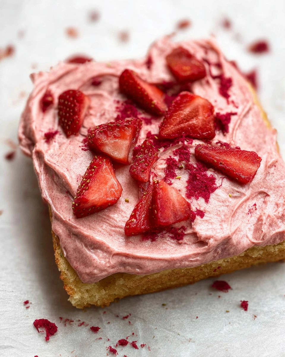 Strawberry Snack Cake