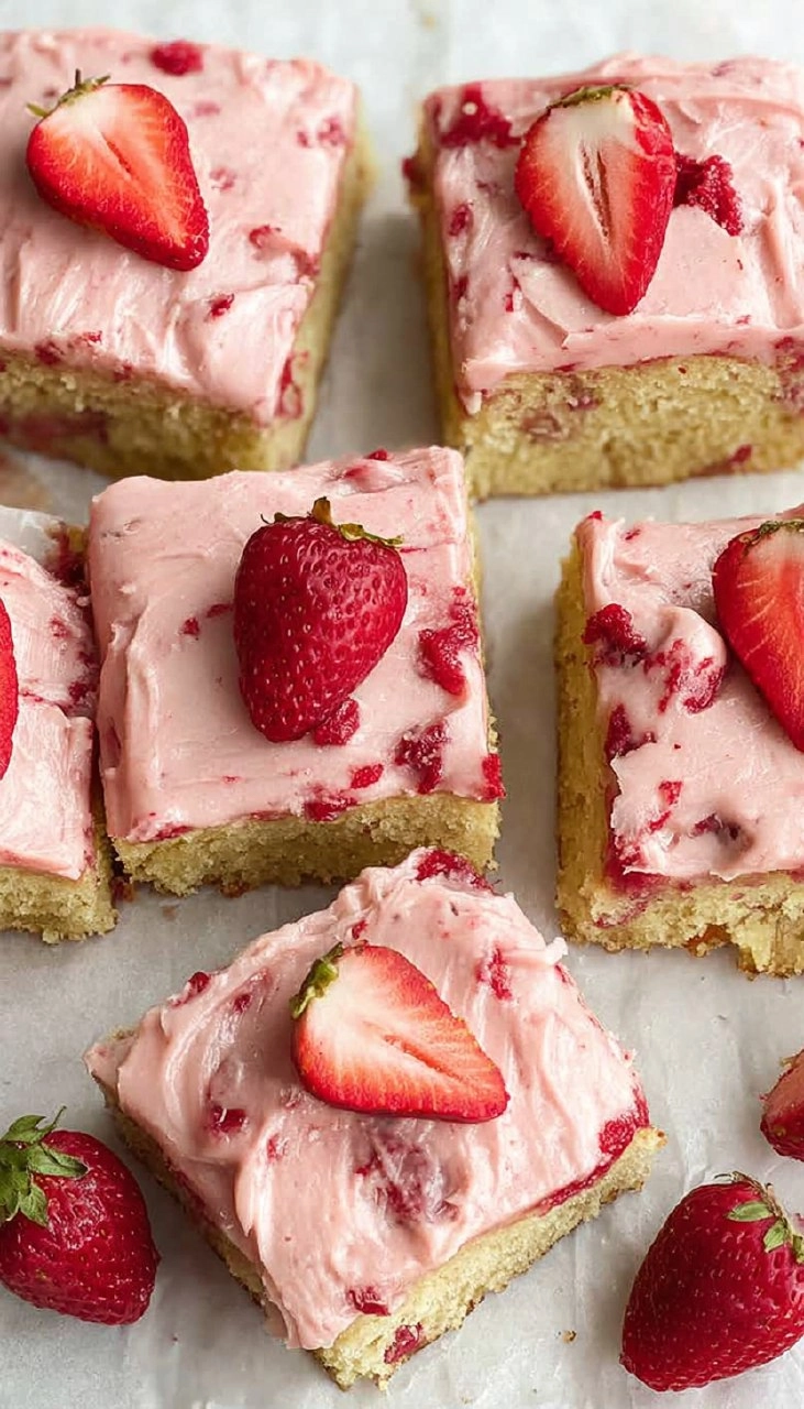 Strawberry Snack Cake