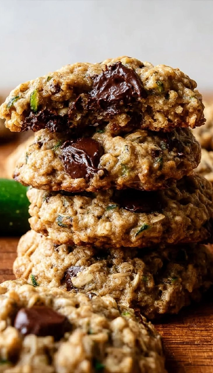 The Best Brown Butter Zucchini Oatmeal Chocolate Chip Cookies